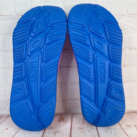 Hoka Ora Recovery Slide 3 Cyclamen/Coastal Sky Sandals Mens Size 11 main image 8